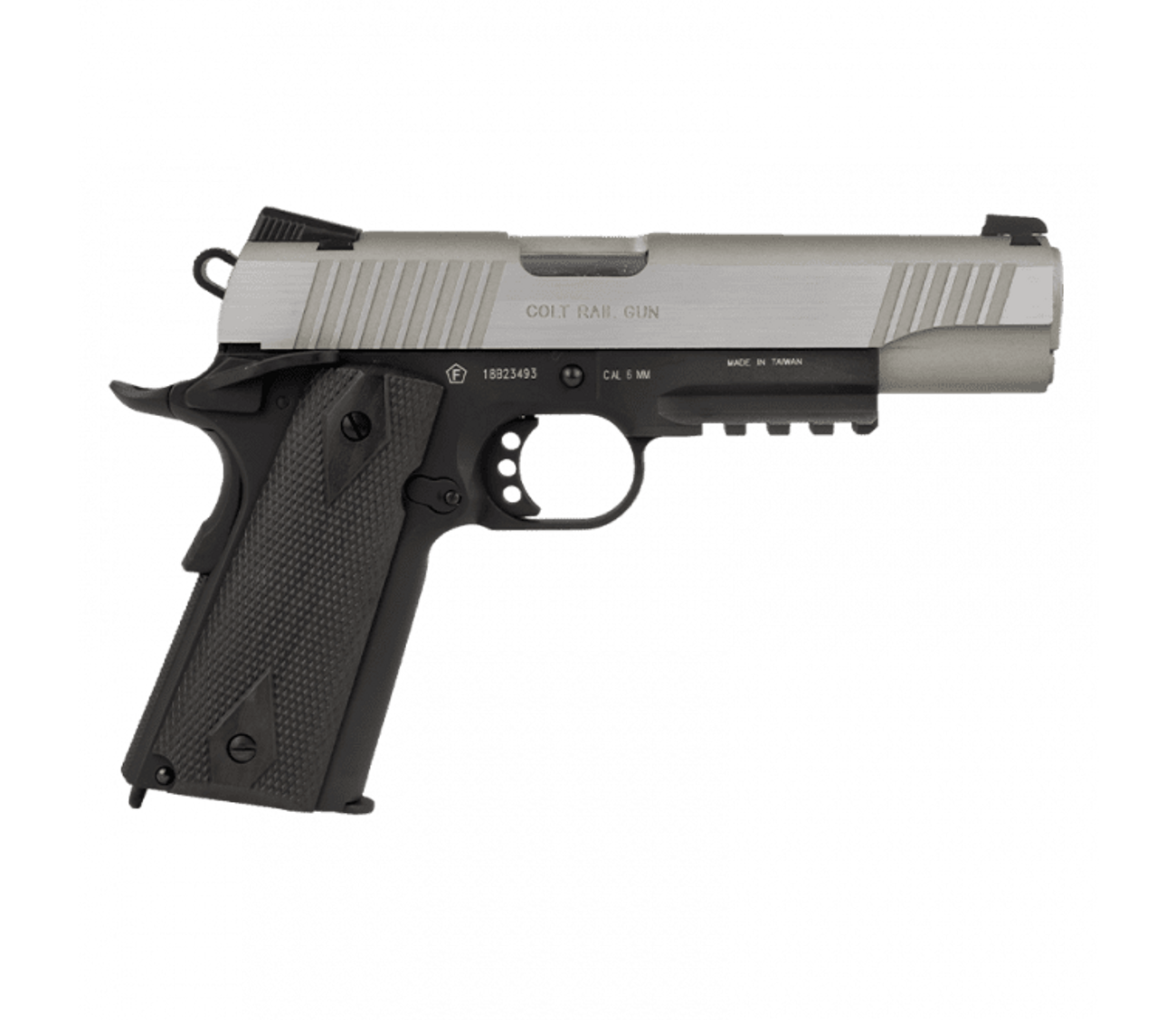 Colt 1911 Rail Gun GBB Co2 Bicolor Airsoft GameOn.no